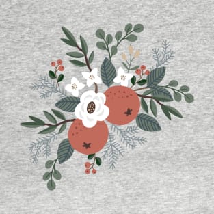 Floral Christmas Bouquet T-Shirt